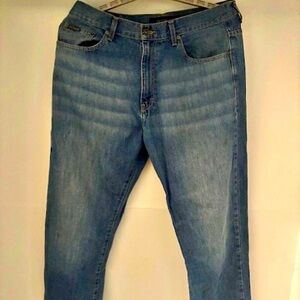 Vintage Y2K Calvin Klein Relaxed Straight Jeans Men's 36x34 Medium Wash Cotton